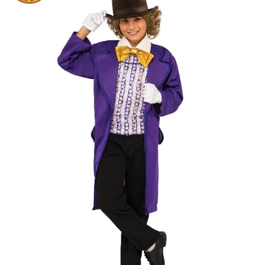 willy wonka deluxe costume, child
