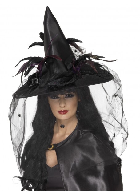 Witch Hat Feathers And Netting Black Deluxe 1 1 1.jpg