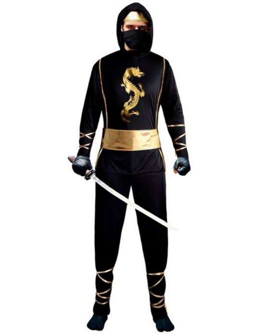 ninja male adult costume