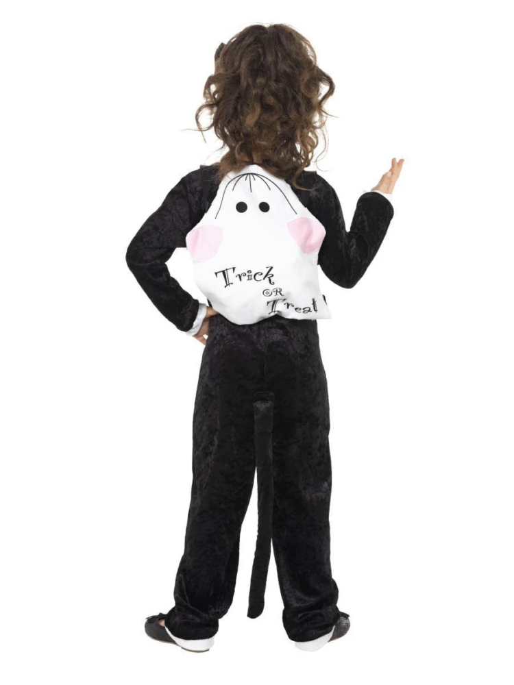 black cat kids costume