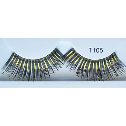 Black Gold Tinsel Eyelashes