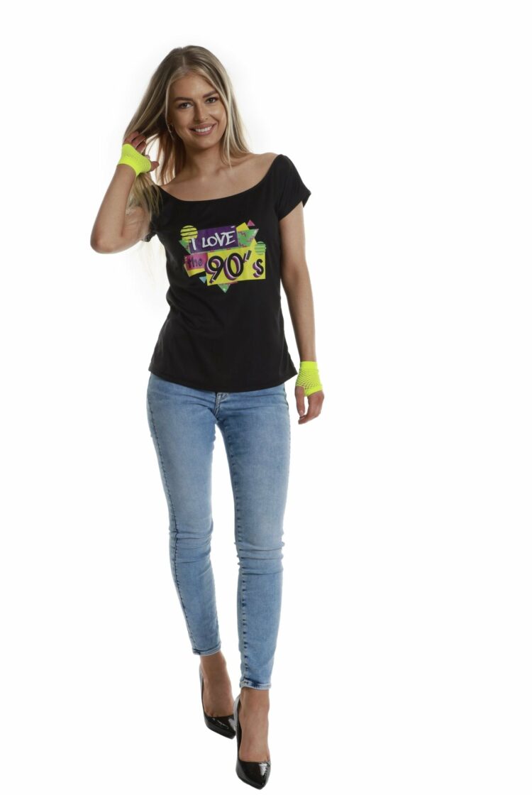 black ladies 90s tee 559451