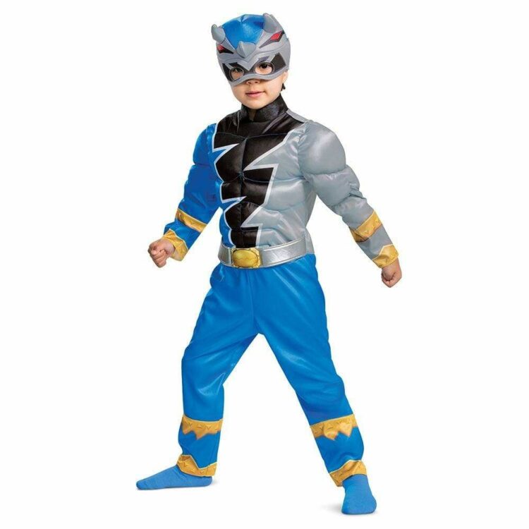 blue ranger dino fury toddler muscle costume 809310