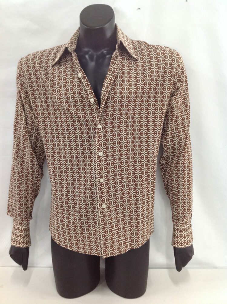 brown 70's shirt