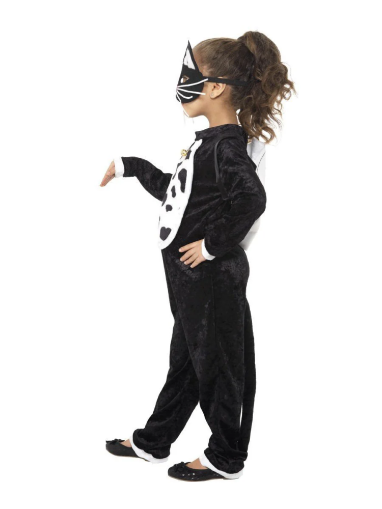 black cat kids costume