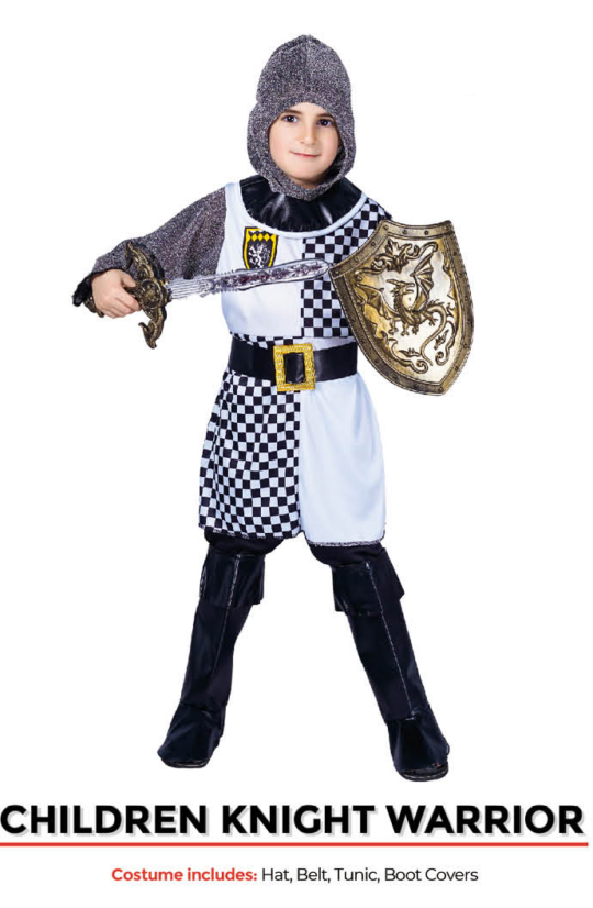 children knight warrior costume