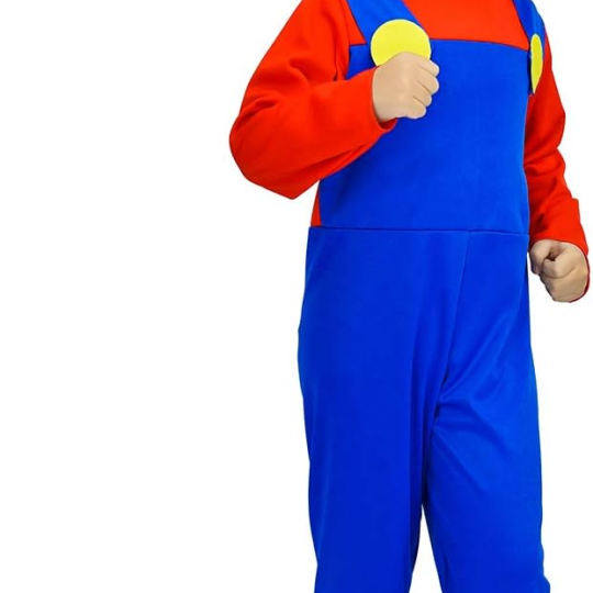 children red plumber costume