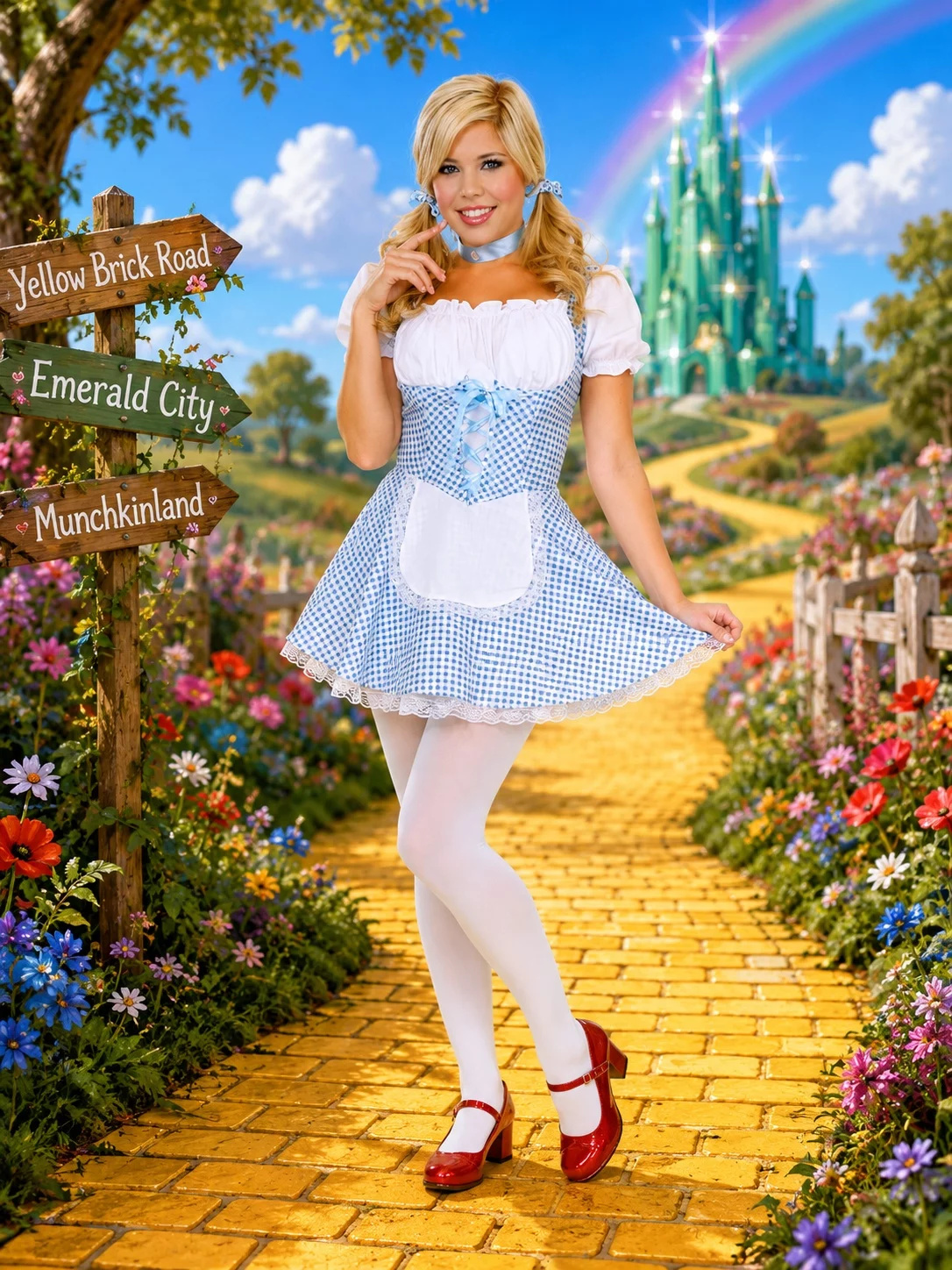 cute dorothy dress Costume and shoes sold separately Size:Girl 7-8 Years SKU|ABIDE8-XBL06 Dorothy cosplay Dillard's on X: 