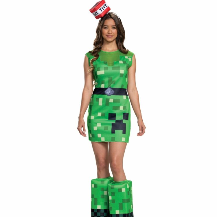 creeper female adult costume 230298