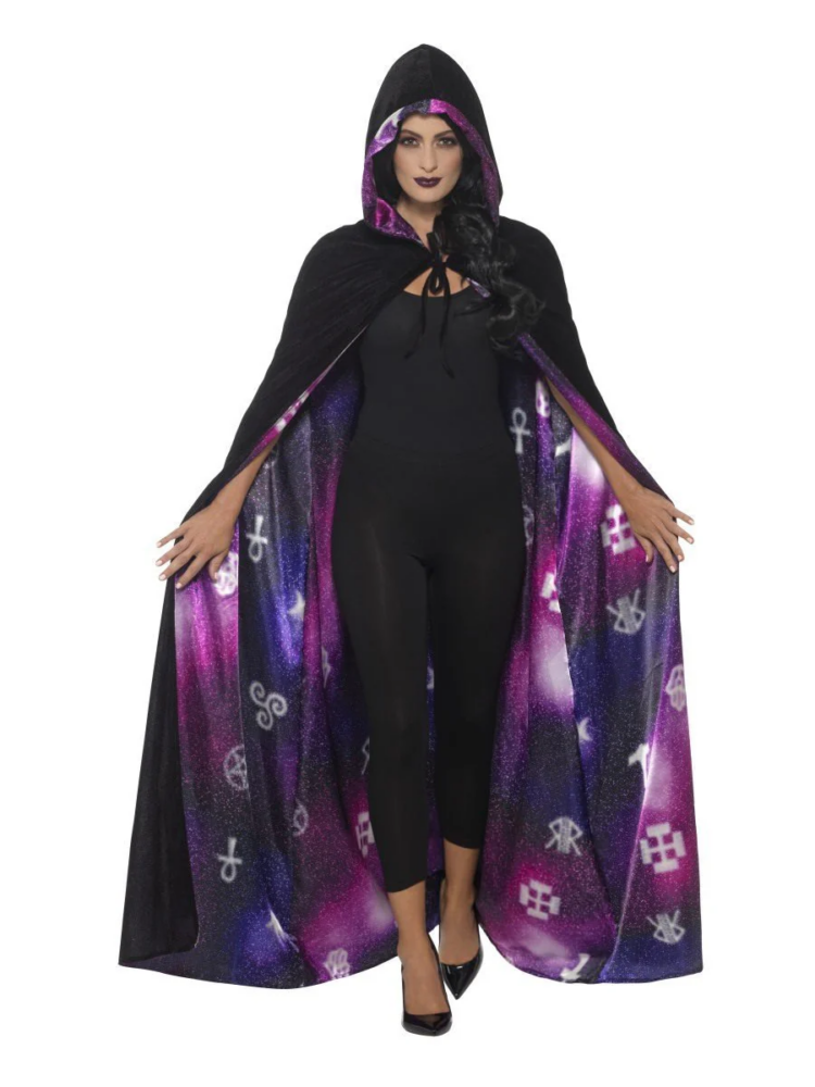 deluxe reversible galaxy ouija cape