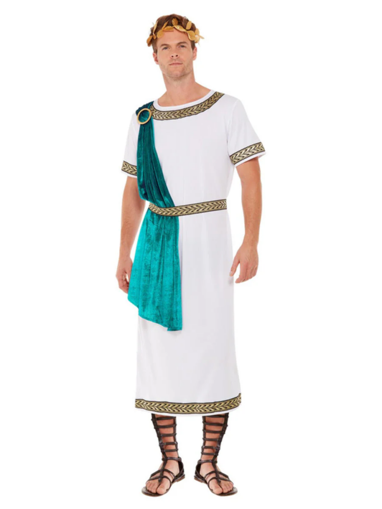 deluxe roman empire queen toga costume