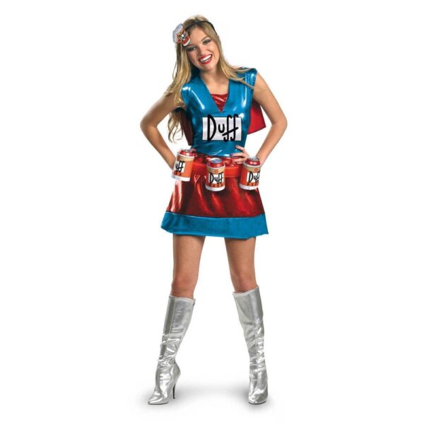 duffwoman deluxe adult costume 475251