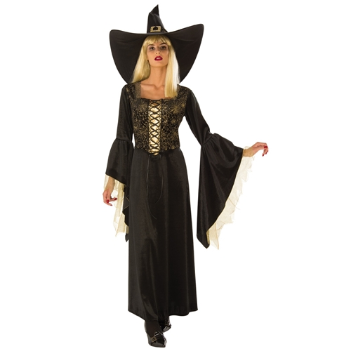 golden web witch costume