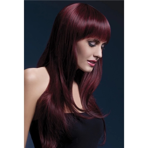 fever sienna wig black cherry