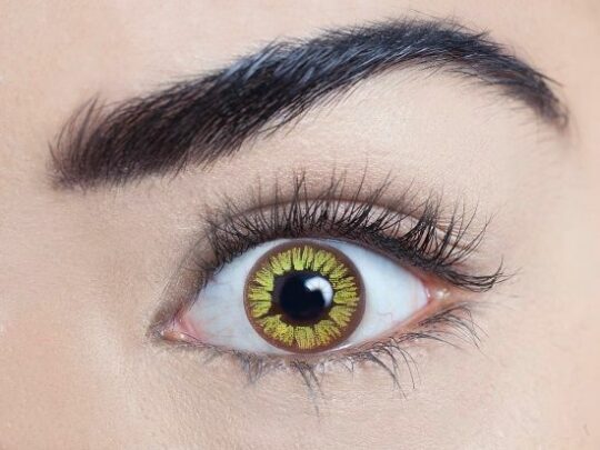 golden vampire contact lenses