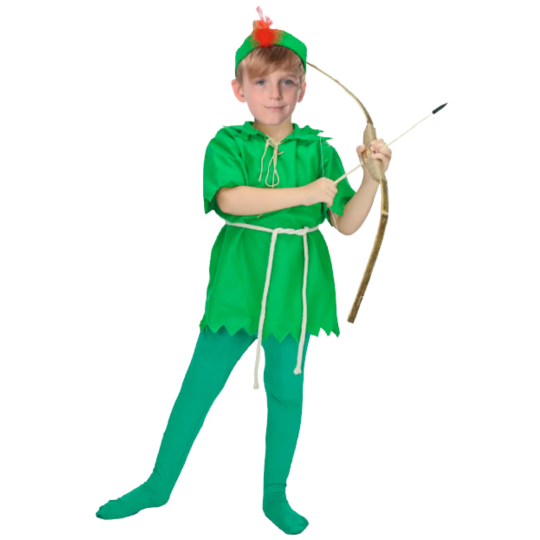 children green peter costume