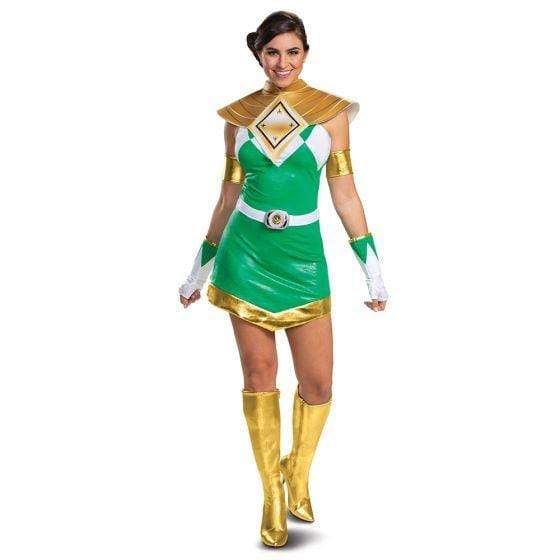 green ranger female mm deluxe adult costume 804949