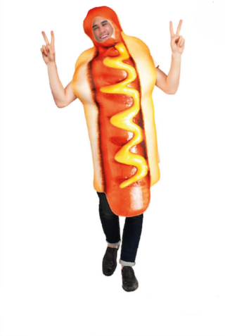 adult hot dog costume