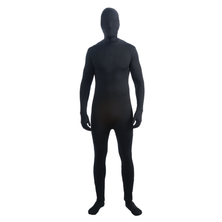 invisible man suit black