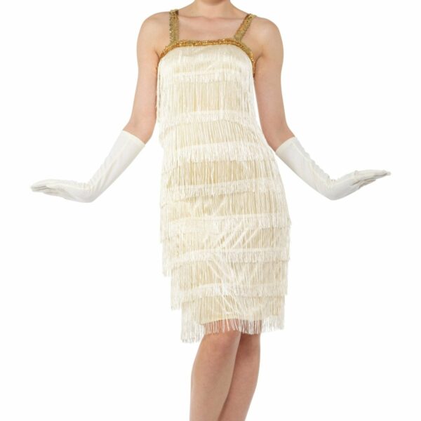 ivory flapper dress 190230