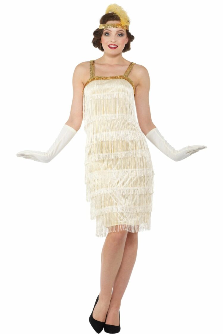 ivory flapper dress 190230