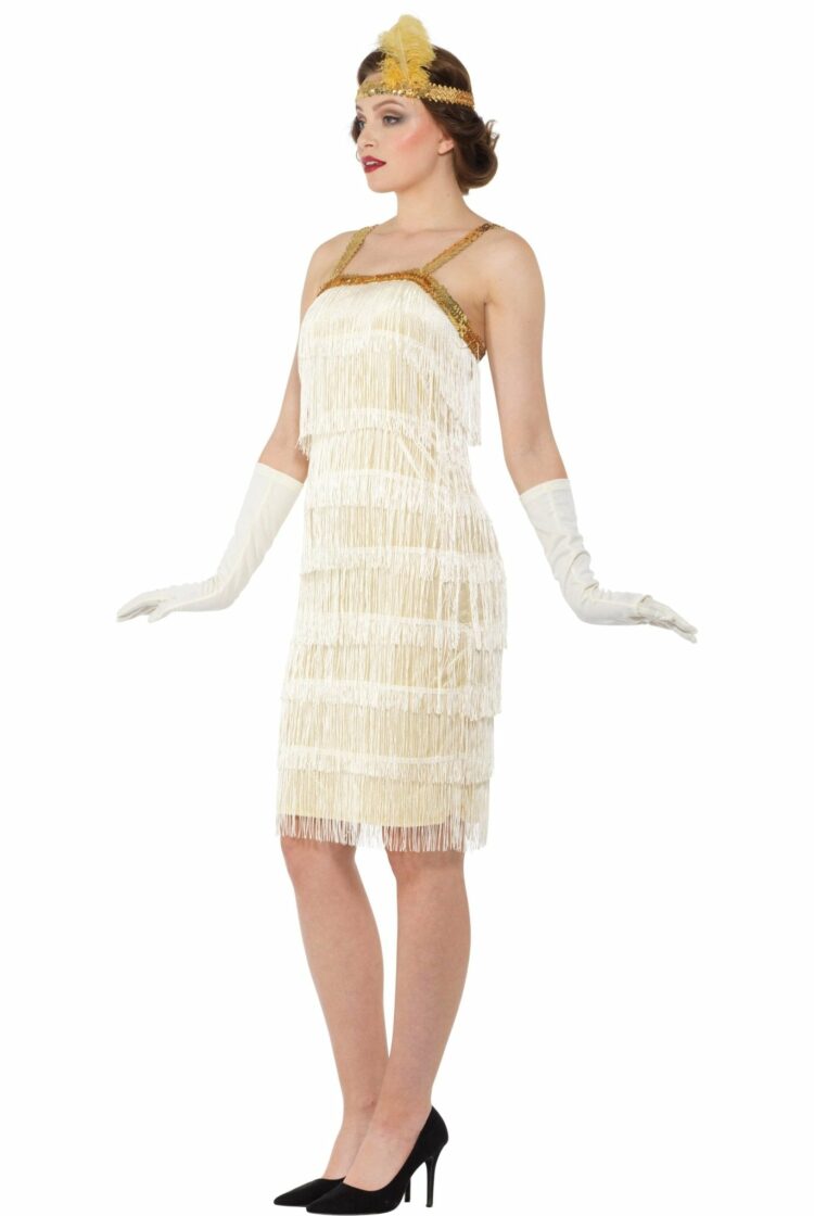 ivory flapper dress 326882