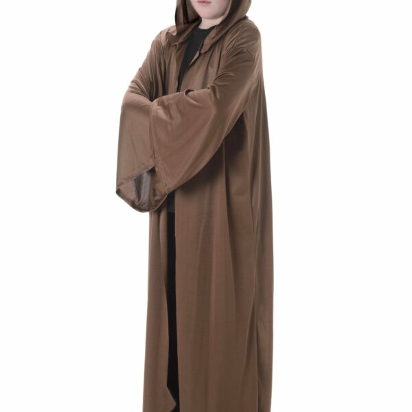 kids brown hooded robe 205453