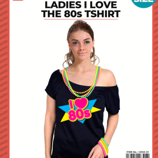 80s girls tshirt i love 80s