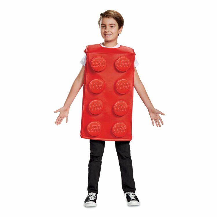 lego red brick child costume 522859