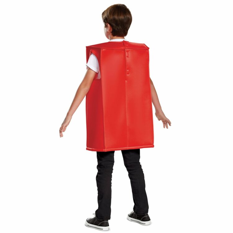 lego red brick child costume 806567