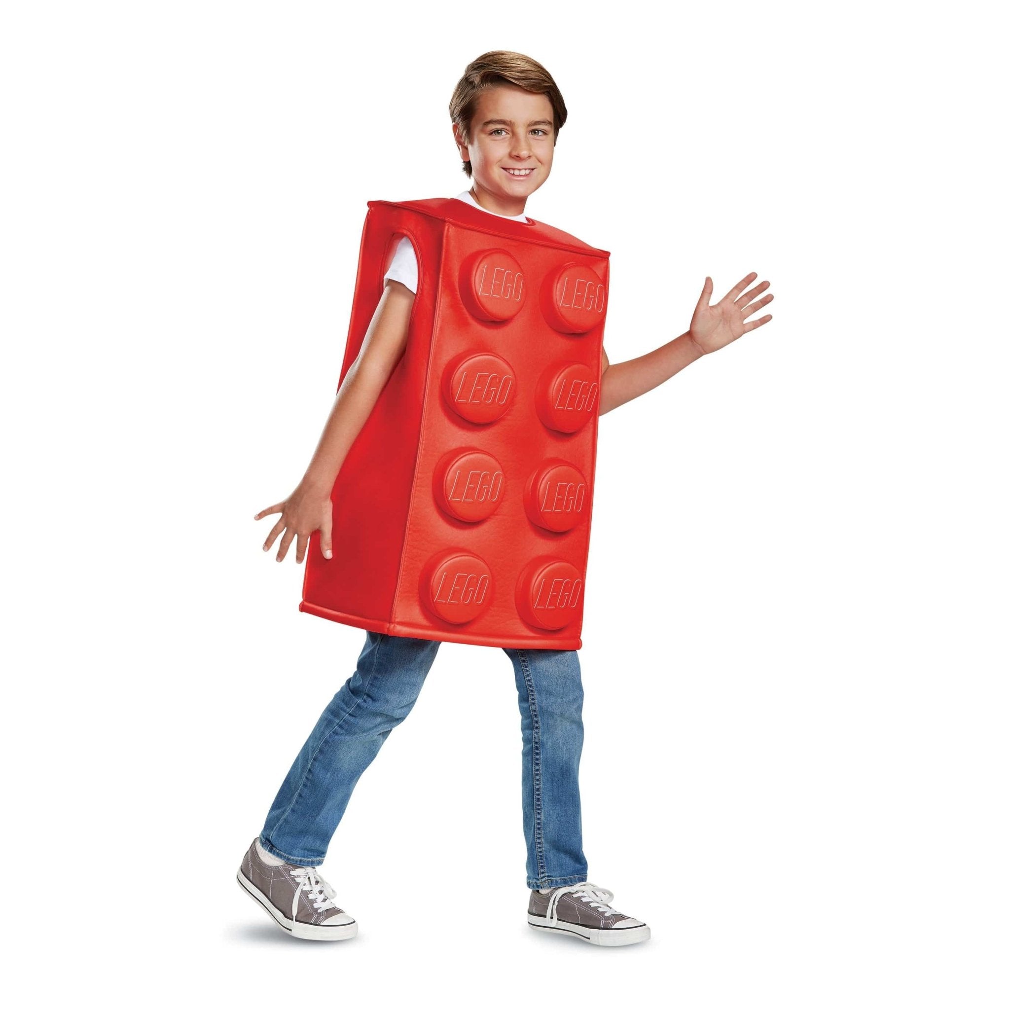 lego red brick child costume 990344