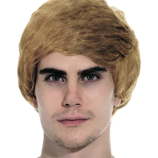 men's short wig golden