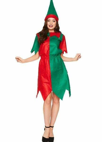 miss elf costume 750306