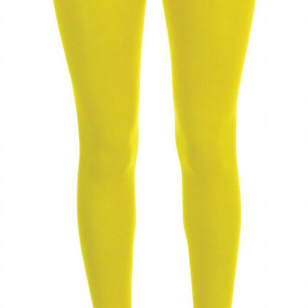 opaque tights yellow