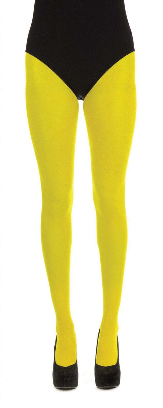 opaque tights yellow