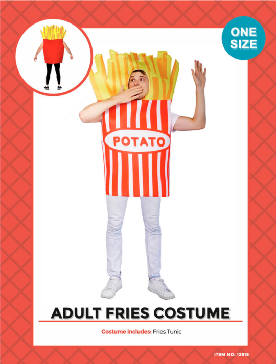 adult fries costume