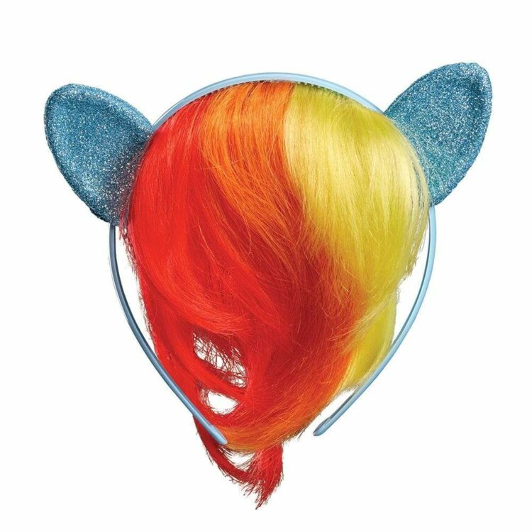 rainbow dash child headpiece with hair 920596