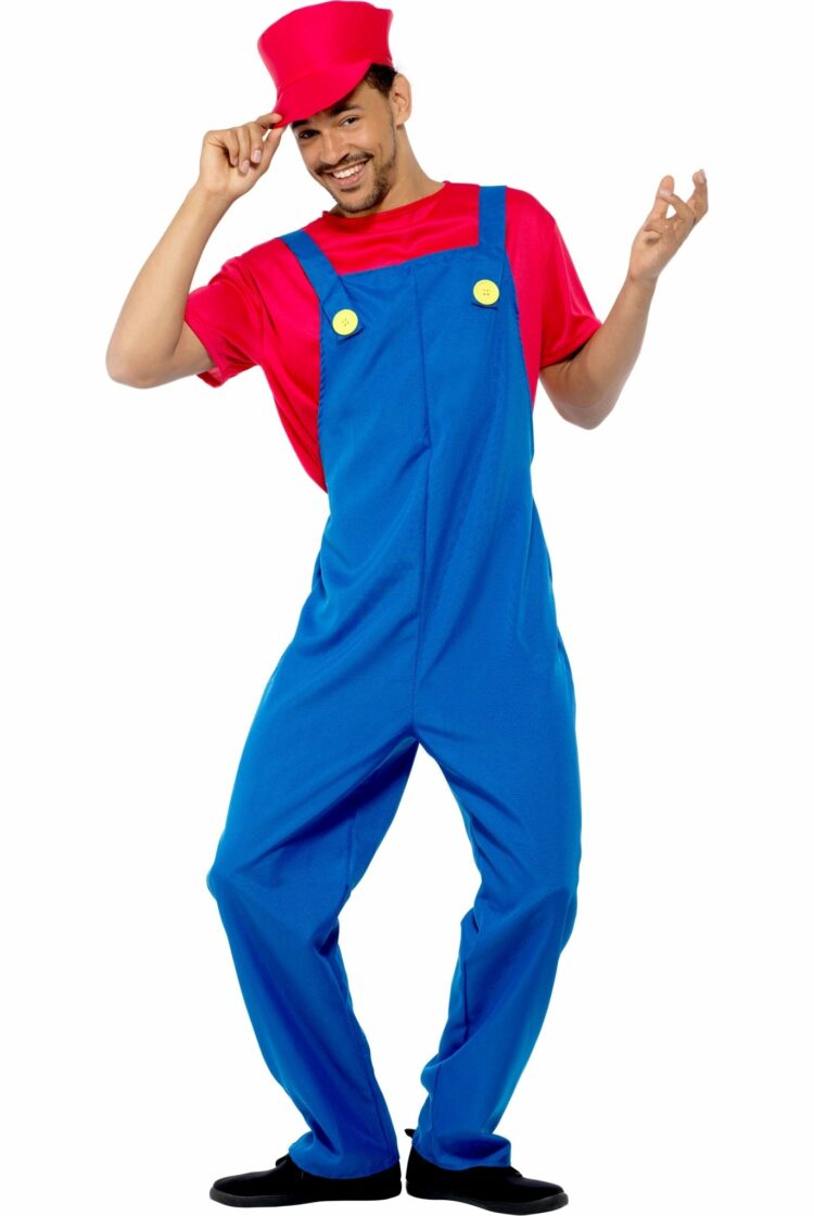 red plumber guy costume 289836