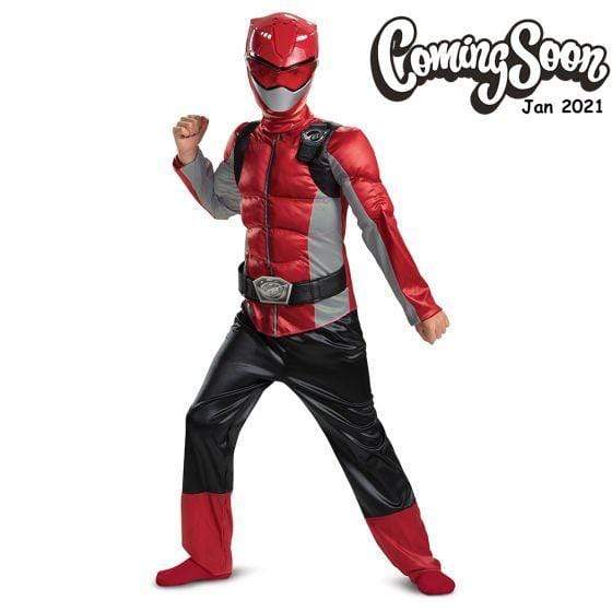 red ranger beast morpher classic muscle costume 655073