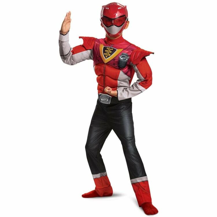 red ranger power up mode classic muscle costume 362503