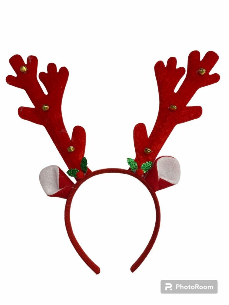 reindeer antlers red