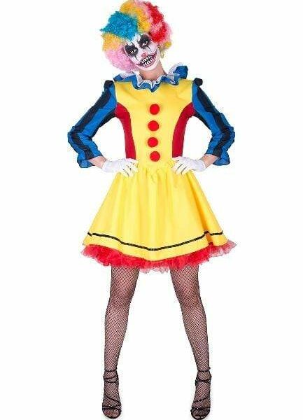 scary clown girl costume 629705