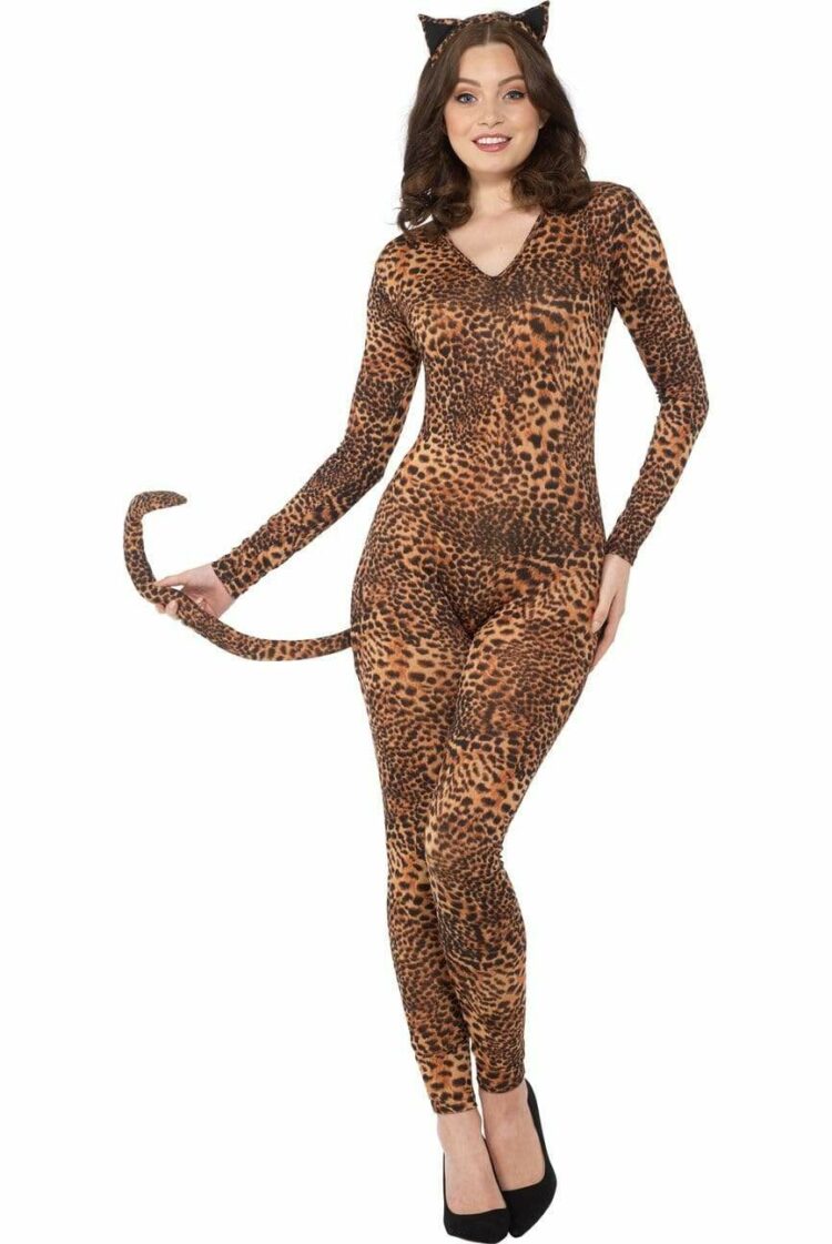 snow leopard cat suit 372334