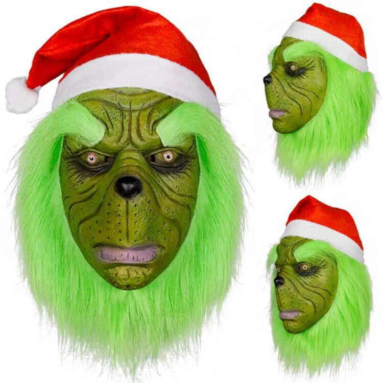 The Grinch Mask Costume Wonderland