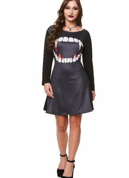 vampire teeth dress 966108