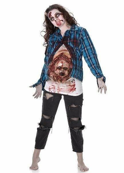 zombie baby face costume 438031