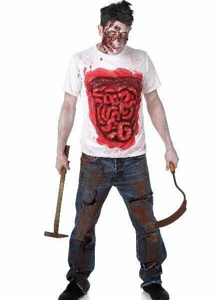 zombie guts top costume 781432