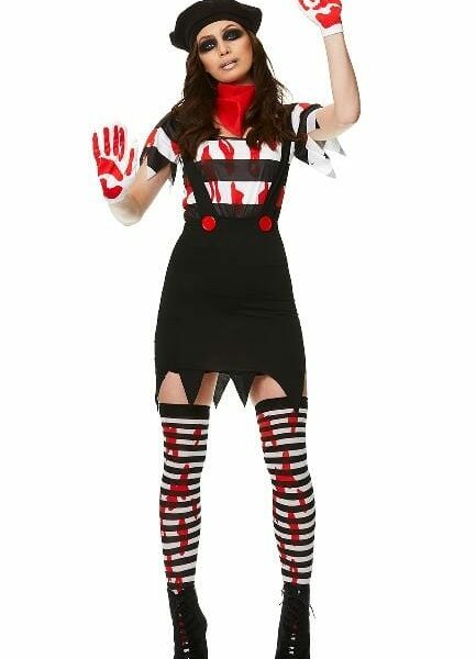 zombie mime girl costume 465713